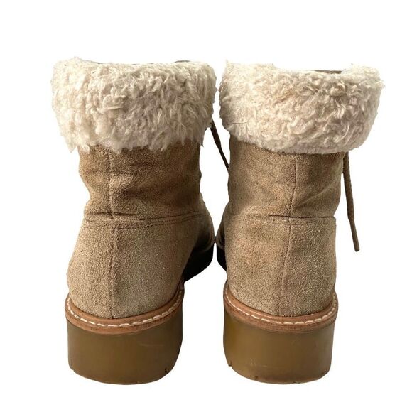 Zara Basic Collection Suede Faux Fur Boots in Size EU 36 - Picture 6 of 16